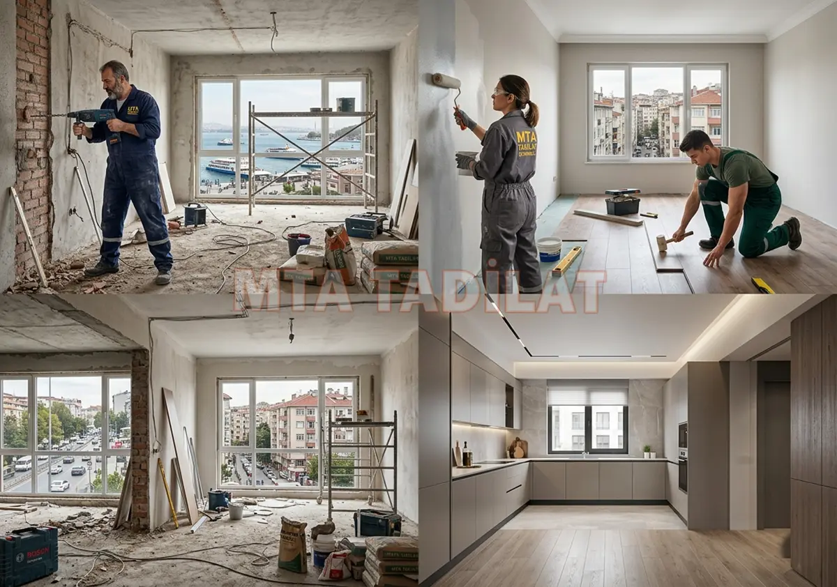 Şık Daire Tadilatı Dekorasyonu