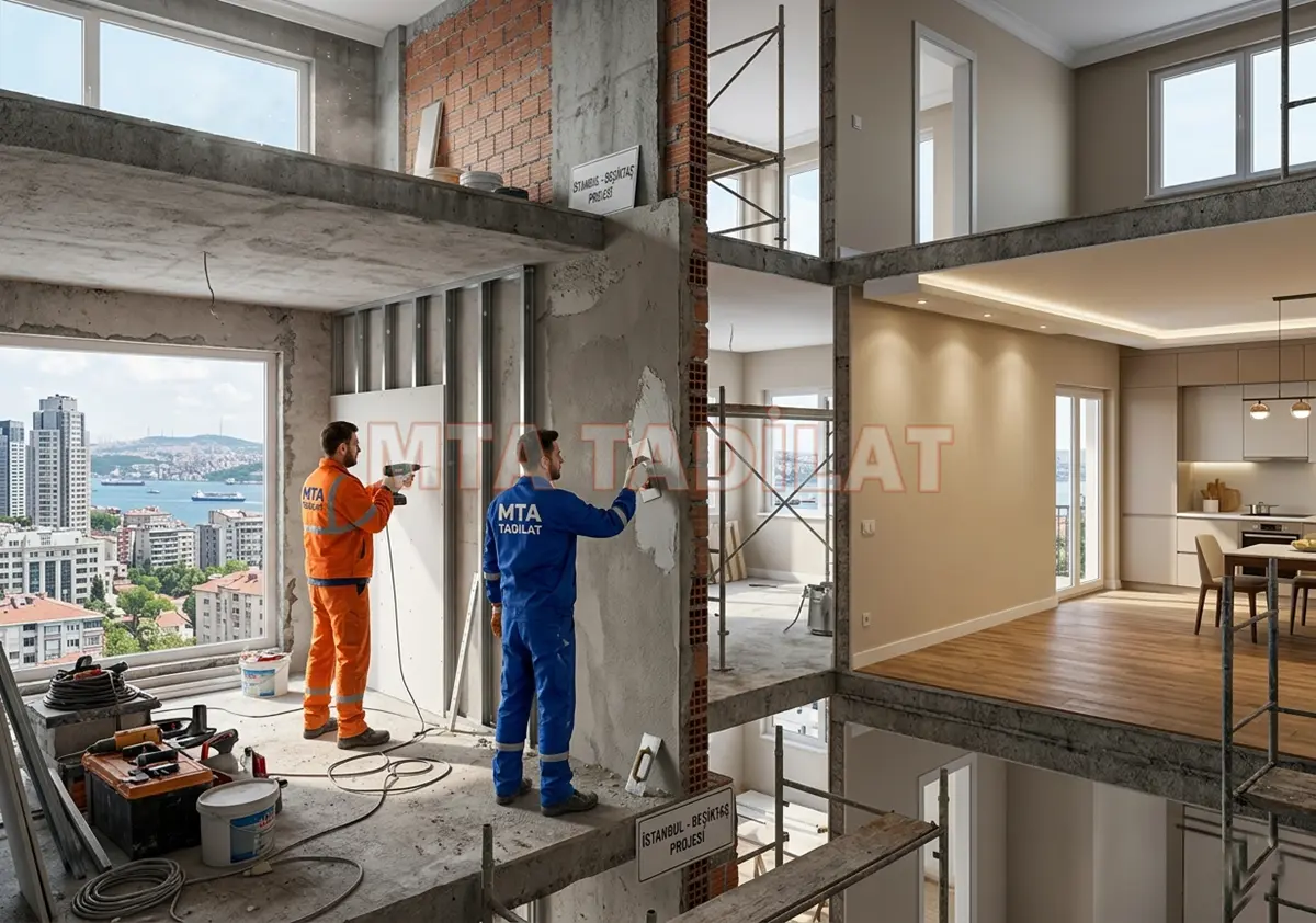 Küçük Daire Tadilatı Planları