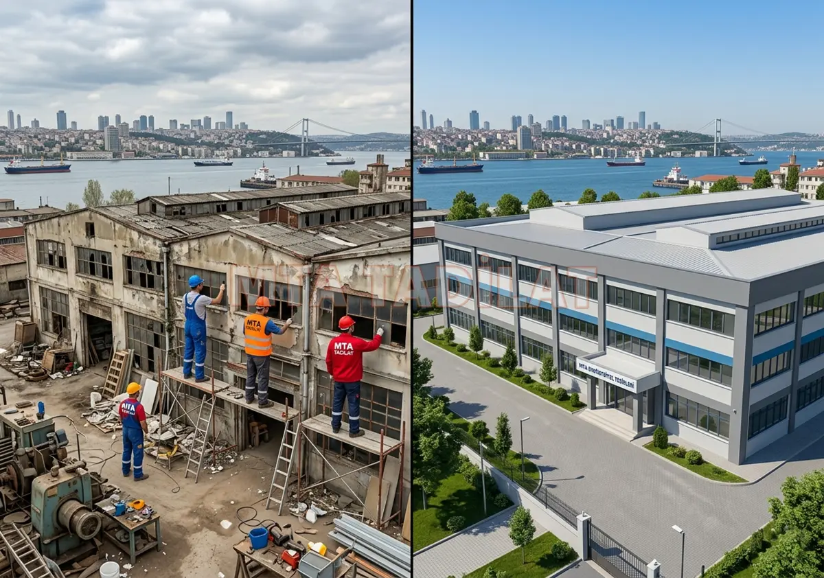 Şık Fabrika Tadilatı Tasarımları