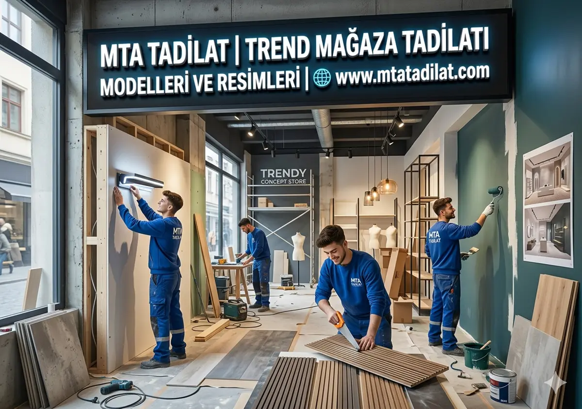 Modern Mağaza Dekorasyonu Ve Tadilat İşleri