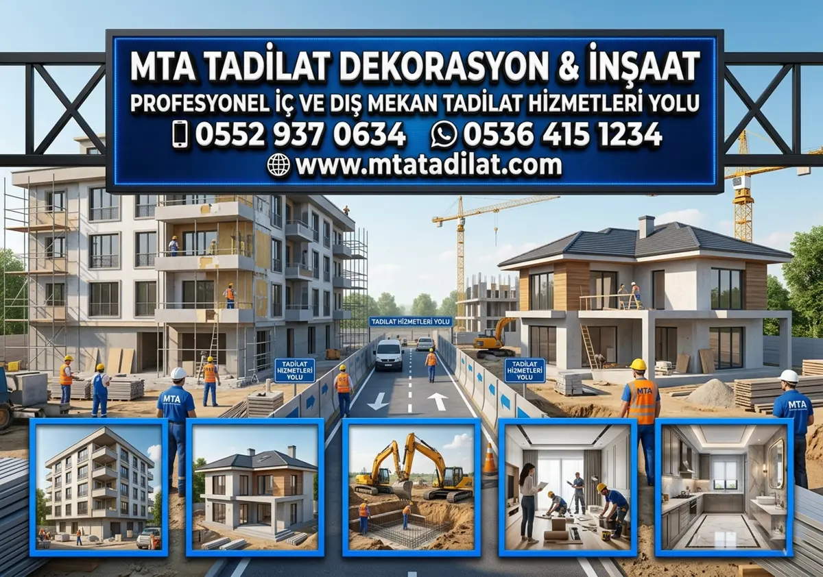 PROFESYONEL İÇ VE DIŞ MEKAN TADİLAT HİZMETLERİ YOLU