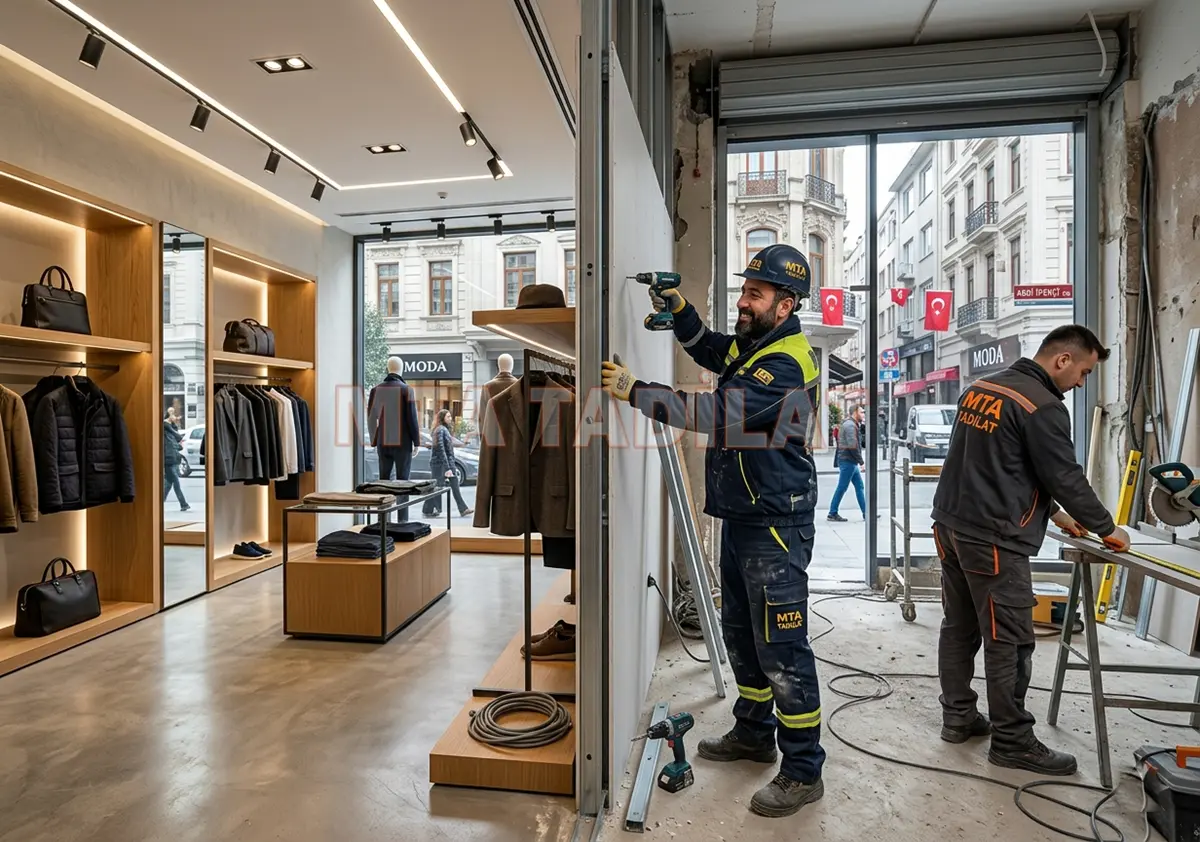 Lüks Mağaza Tadilatı Detayları