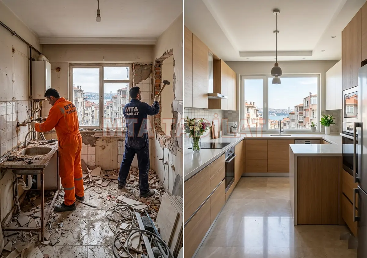 Pratik Mutfak Tadilatı Modelleri