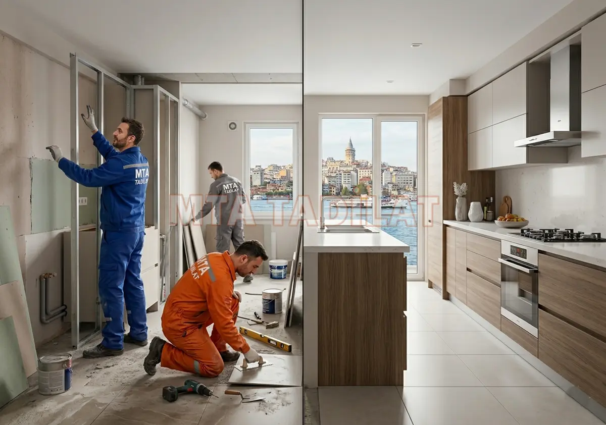 Profesyonel Mutfak Tadilatı Örnekleri