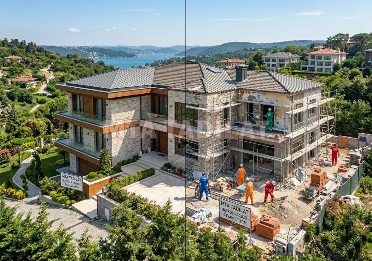 Şık Villa Tadilatı Detayları